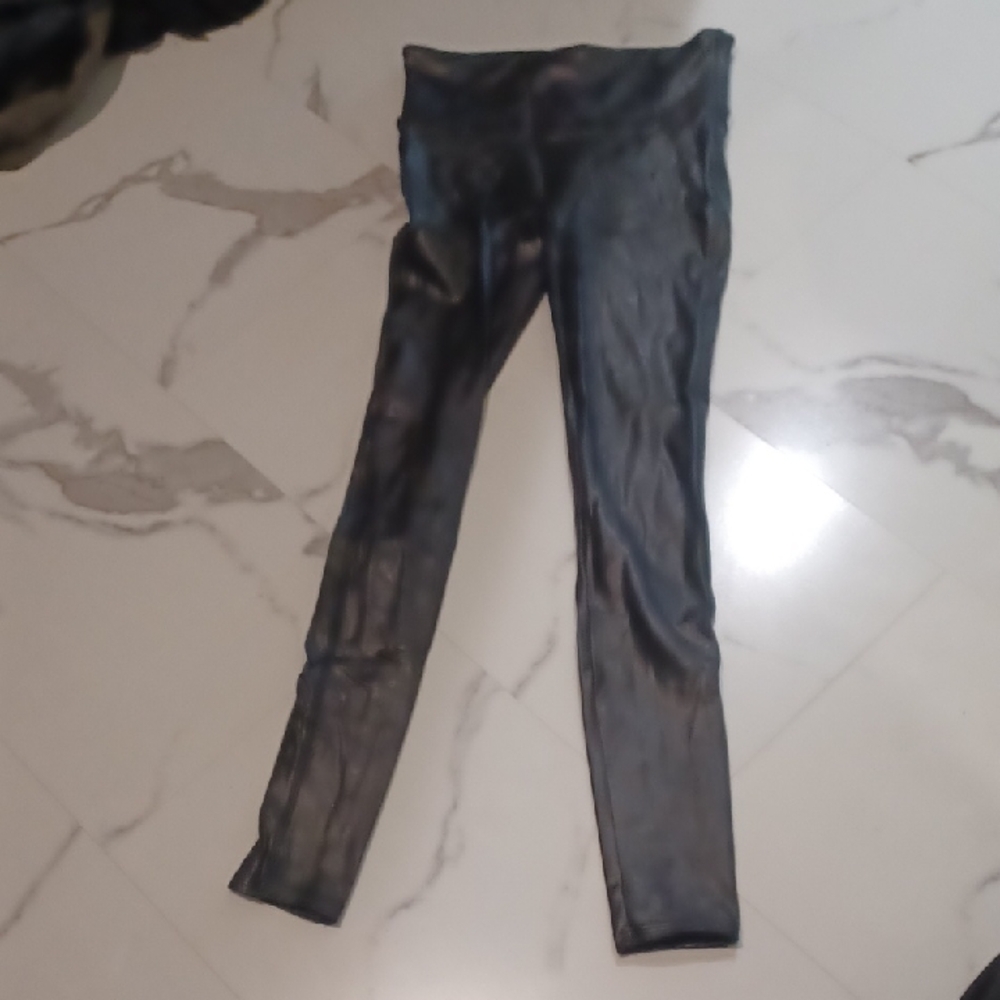 SPANX Glossy Black Leggings